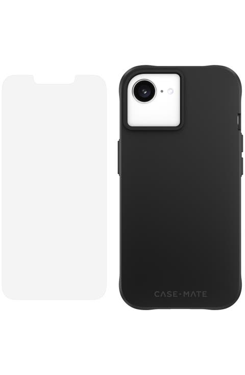Protection Pack Tough Case And Glass Screen Protector For Apple Iphone 16e / 15 / 14 / 13