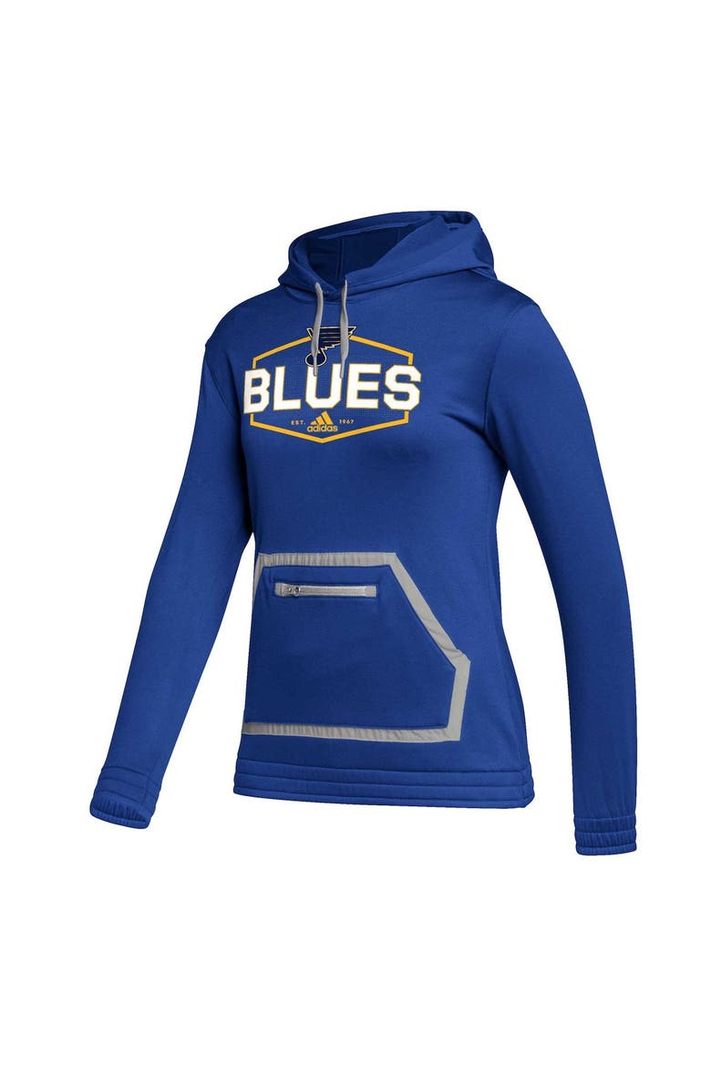 Women's adidas Blue St. Louis Blues Team Pullover Hoodie, Alternate, color, Blue