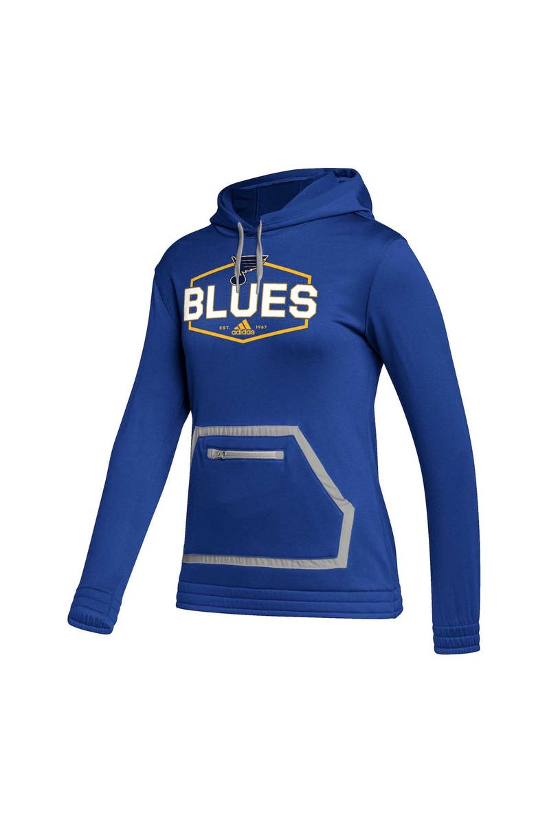 adidas Women's adidas Blue St. Louis Blues Team Pullover Hoodie, Alternate, color, Blue