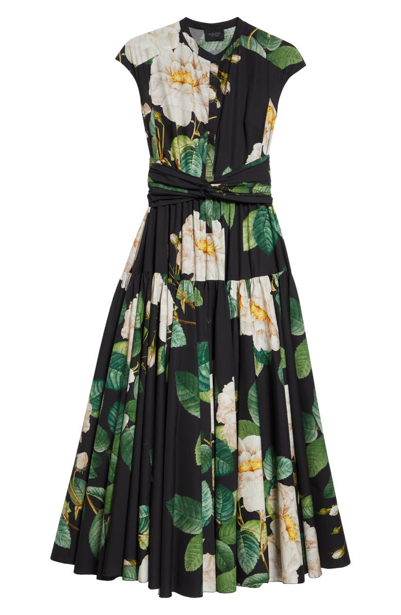 Giambattista Valli Giant Bloom Print Maxi Dress, Alternate, color,