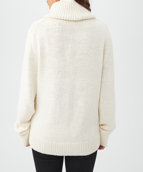 Shop Trina Turk Kalahari Sweater In Winter White