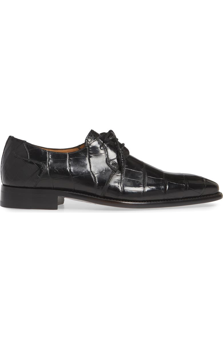 Mezlan Moscow Genuine Alligator Leather Derby, Alternate, color,