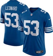 Nike Men's Nike Darius Leonard Royal Indianapolis Colts Alternate Vapor Limited Jersey