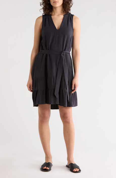 Splendid Hudson Sleeveless Flounce Hem Dress