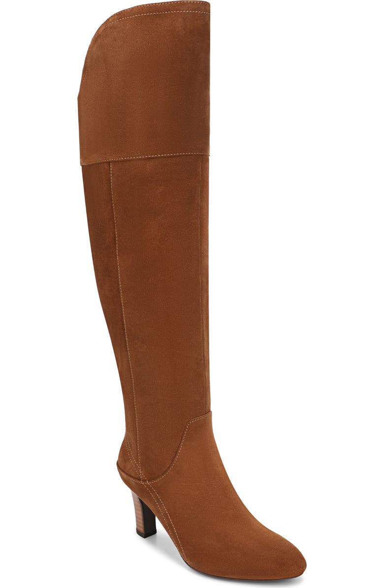 Naturalizer Yuko Knee High Boot, Main, color, Dark Chestnut Brown