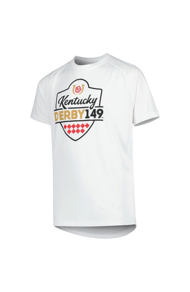 Under Armour Youth Under Armour White Kentucky Derby 149 Tech Raglan T-Shirt, Alternate, color,
