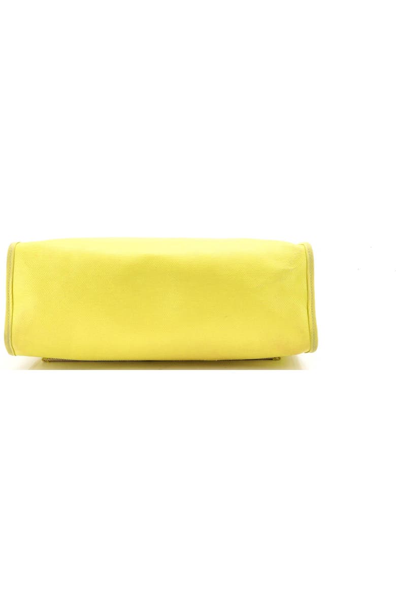 Pre-Owned Hermes Herbag Zip Berline Vache Canvas and Leather 31, Alternate, color, Lime