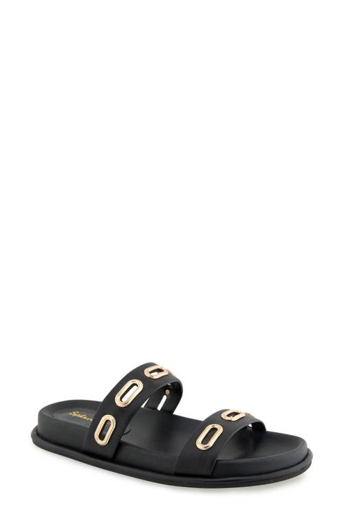 Splendid Carmen Slide Sandal In Black