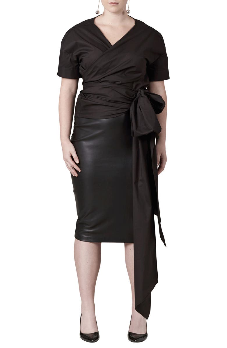 Universal Standard Marano Wrap Top, Main, color, 