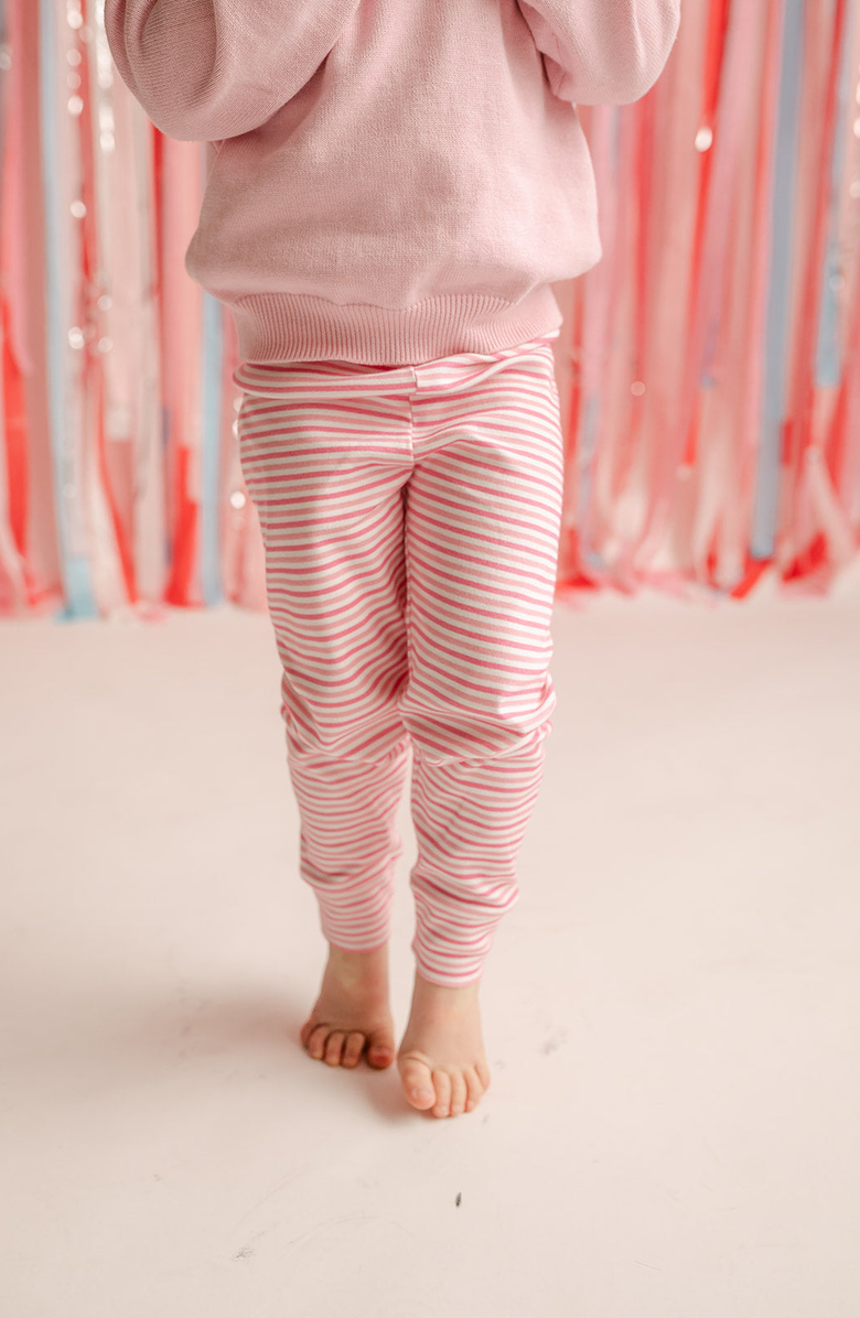 Little Paper Kids Hallie Cupid Stripe Leggings, Alternate, color, Cupid Stripe