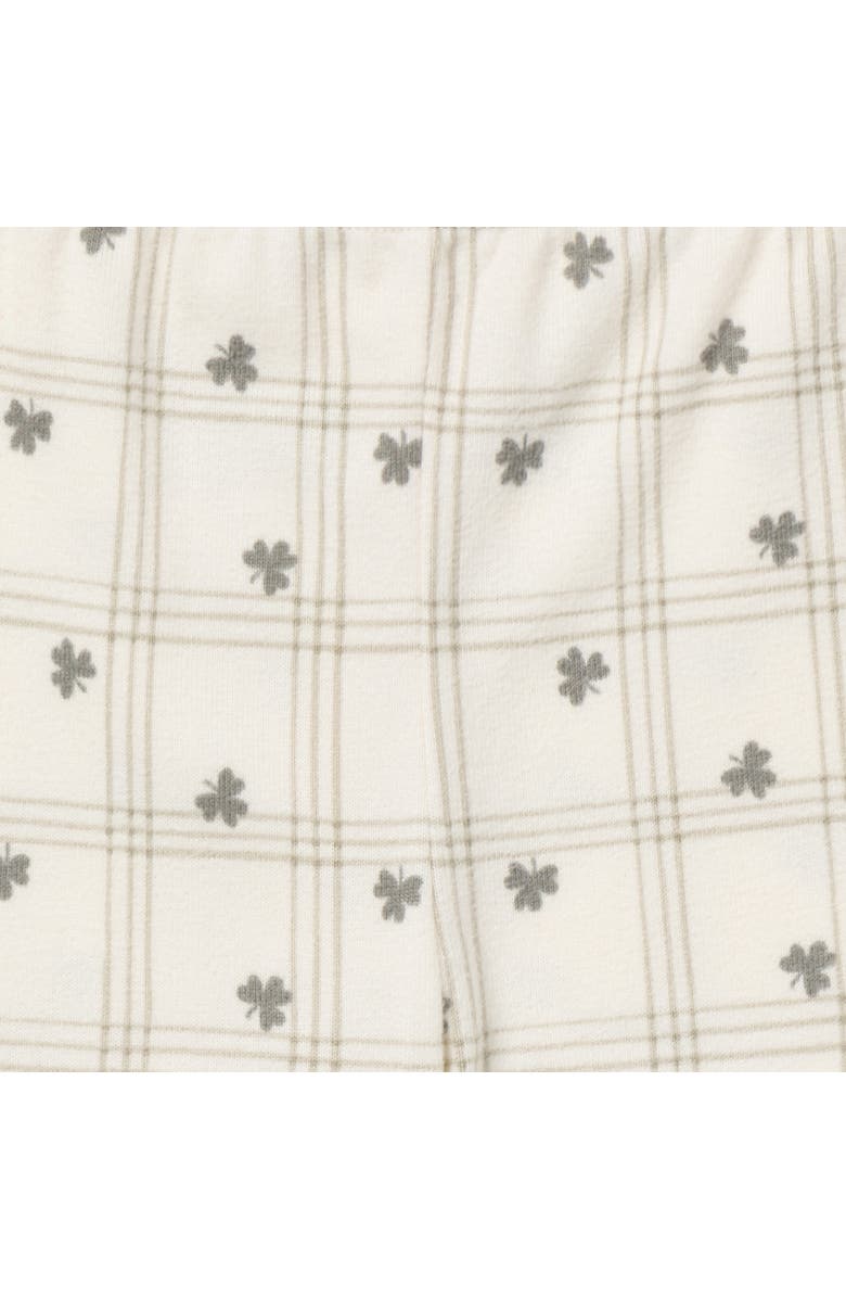 Modern Moments<sup>™</sup> by Gerber Shamrock Pajama Set, Alternate, color, Ivory Shamrock