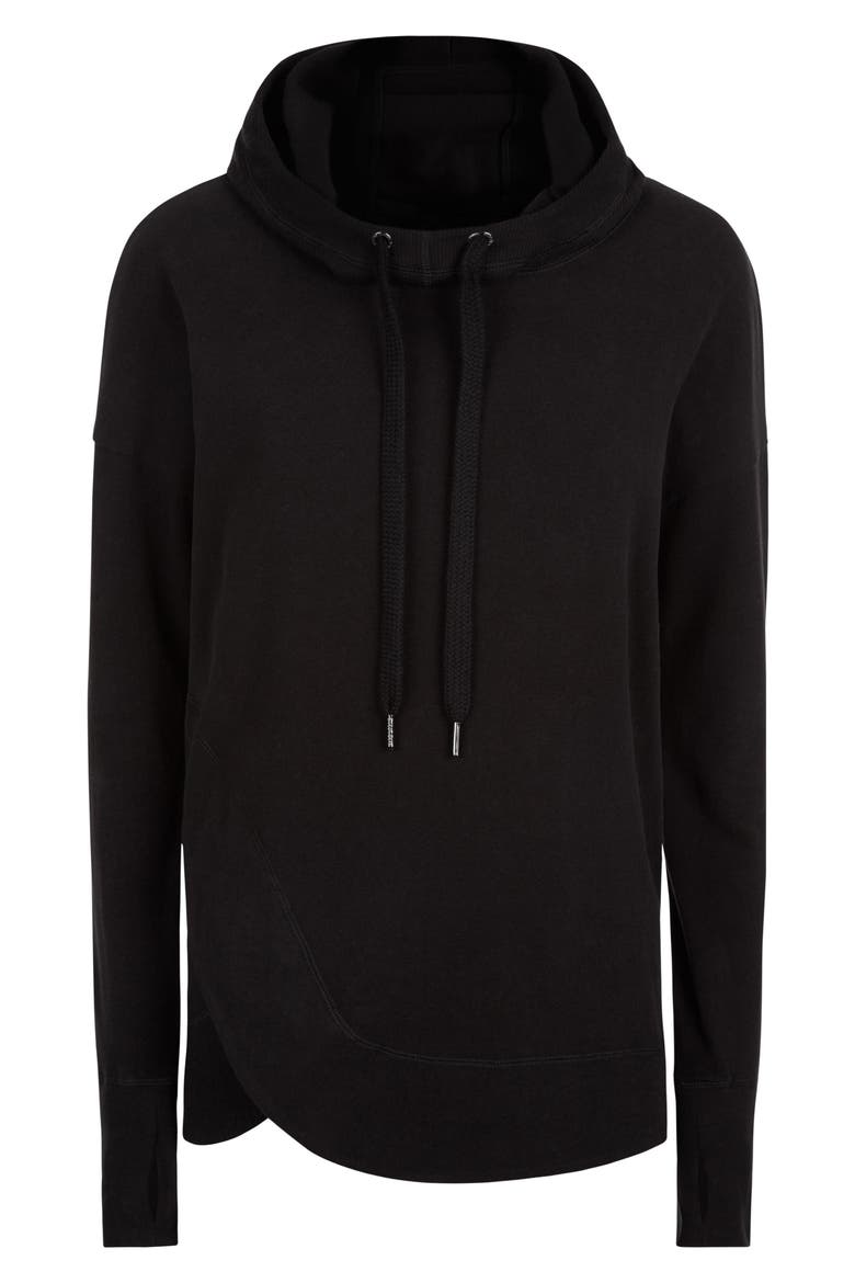 Invigorate Luxe Hoodie, Alternate, color, BLACK