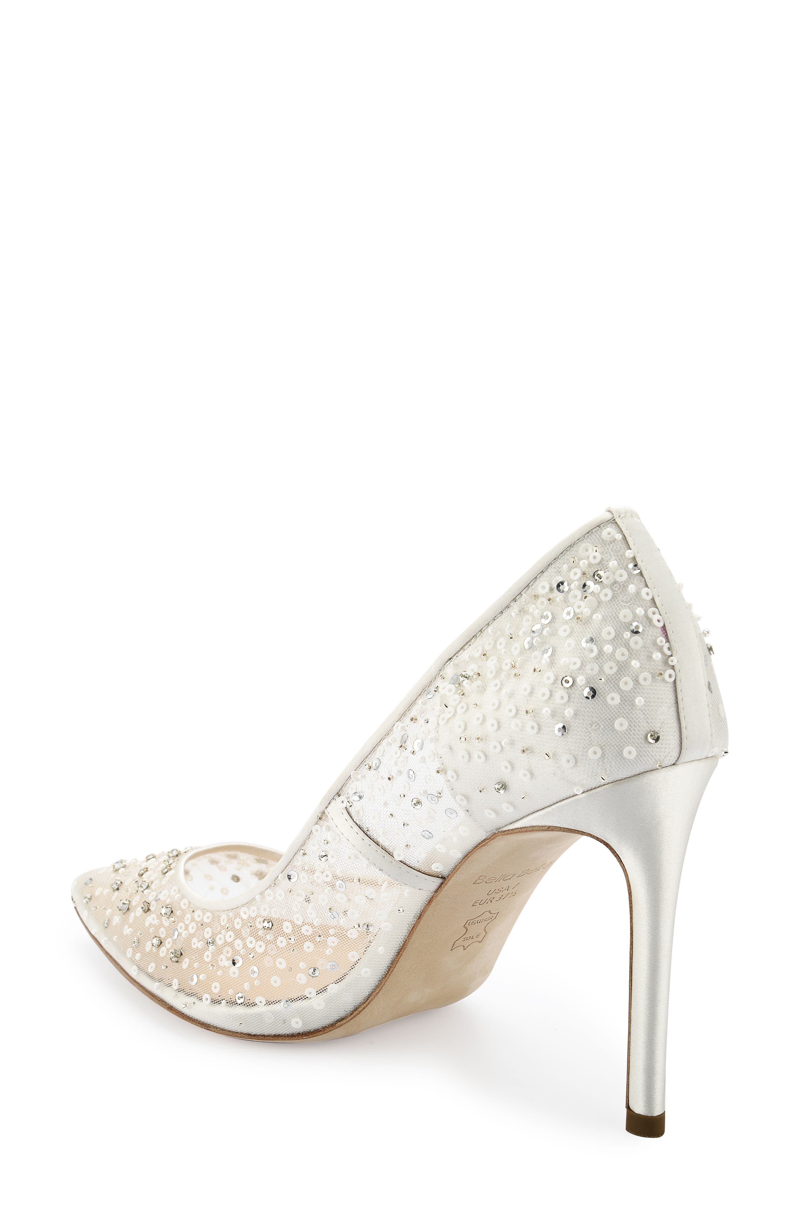 Elsa Sequin Pump, Alternate, color, IVORY SILK