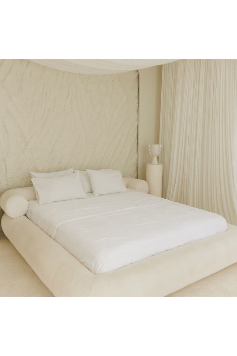 Double Cocoon Mulberry Silk-filled Quilt, Alternate, color, White