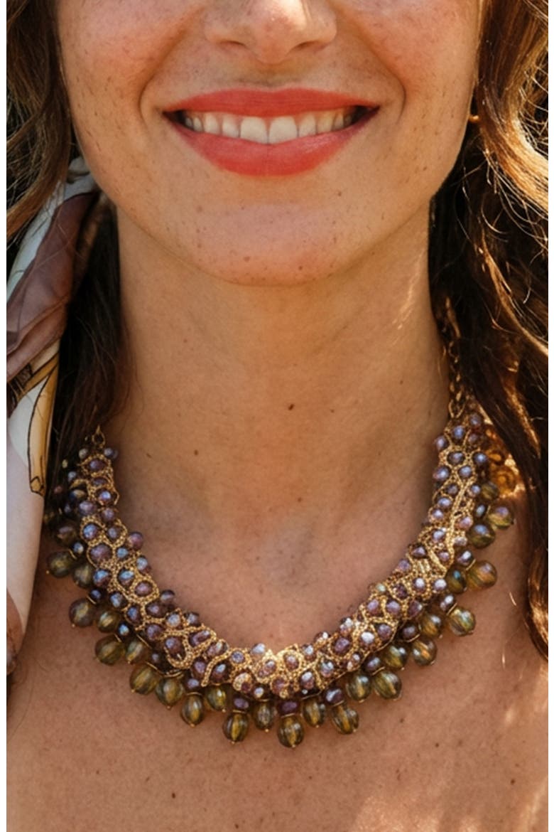 Emil Necklace, Alternate, color, MUSTARD