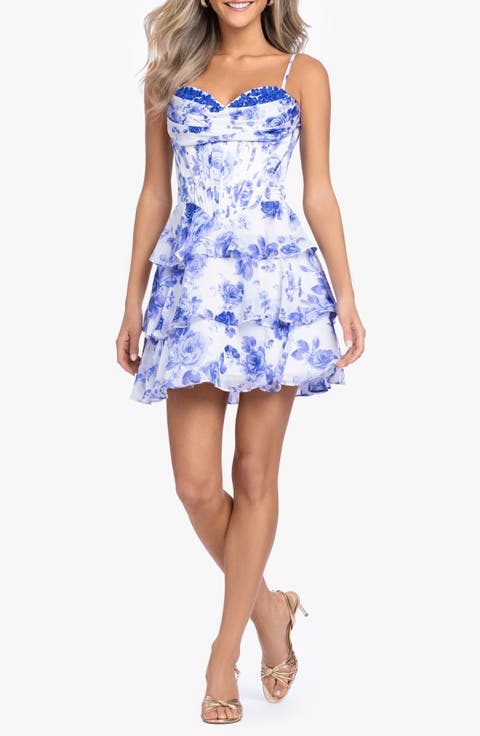 Lace Back Sleeveless Minidress