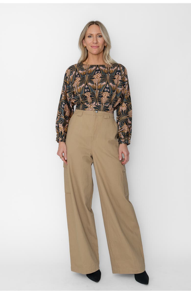 West Of Helene Top, Main, color, Multi