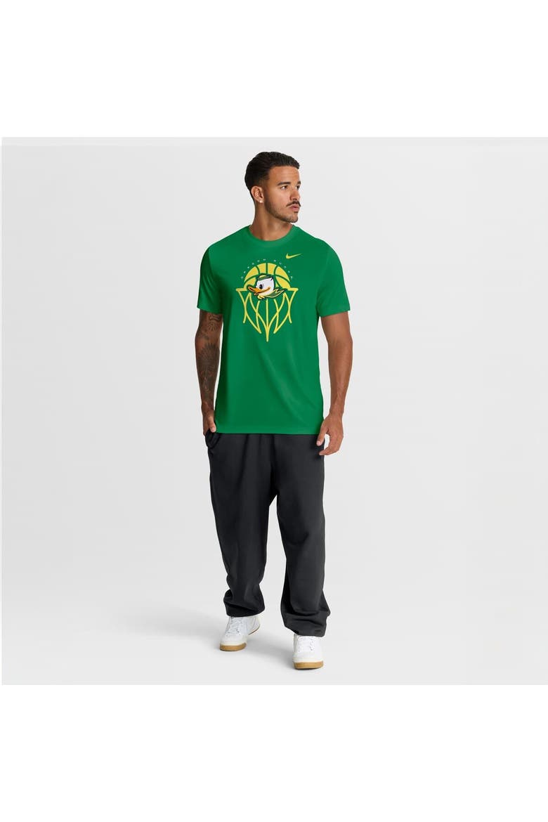 Men's Nike Green Oregon Ducks Basketball Icon Legend Dri-FIT T-Shirt, Alternate, color, Green