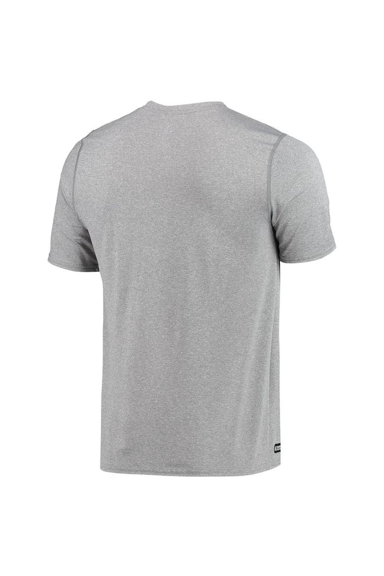 Men's New Era Heathered Gray Indianapolis Colts Combine Authentic Game On T-Shirt, Alternate, color, Heather Gray