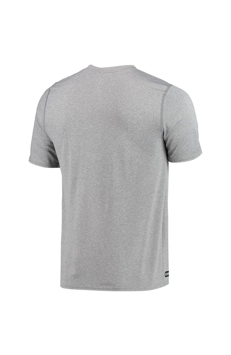 New Era Men's New Era Heathered Gray Indianapolis Colts Combine Authentic Game On T-Shirt, Alternate, color,