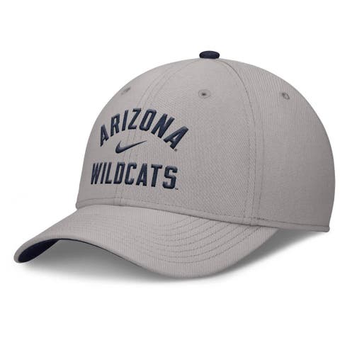 Men's Nike Gray Arizona Wildcats Rise Prep Performance Flex Hat