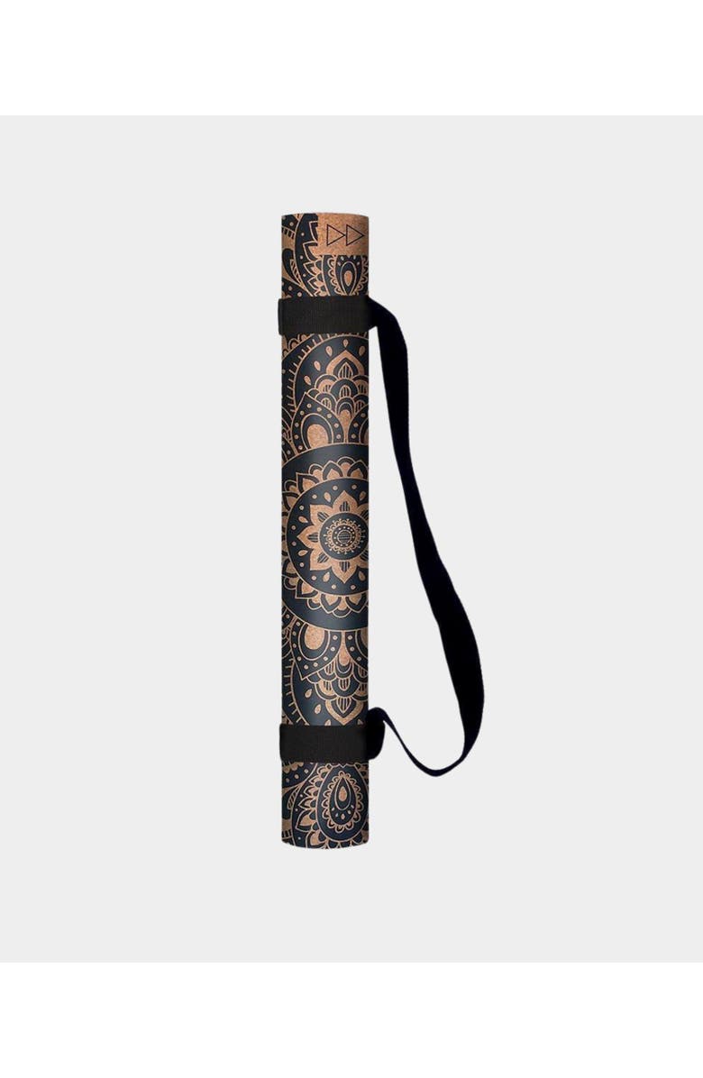 Yoga Design Lab Cork Yoga Mat 3.5mm, Alternate, color, Mandala Black