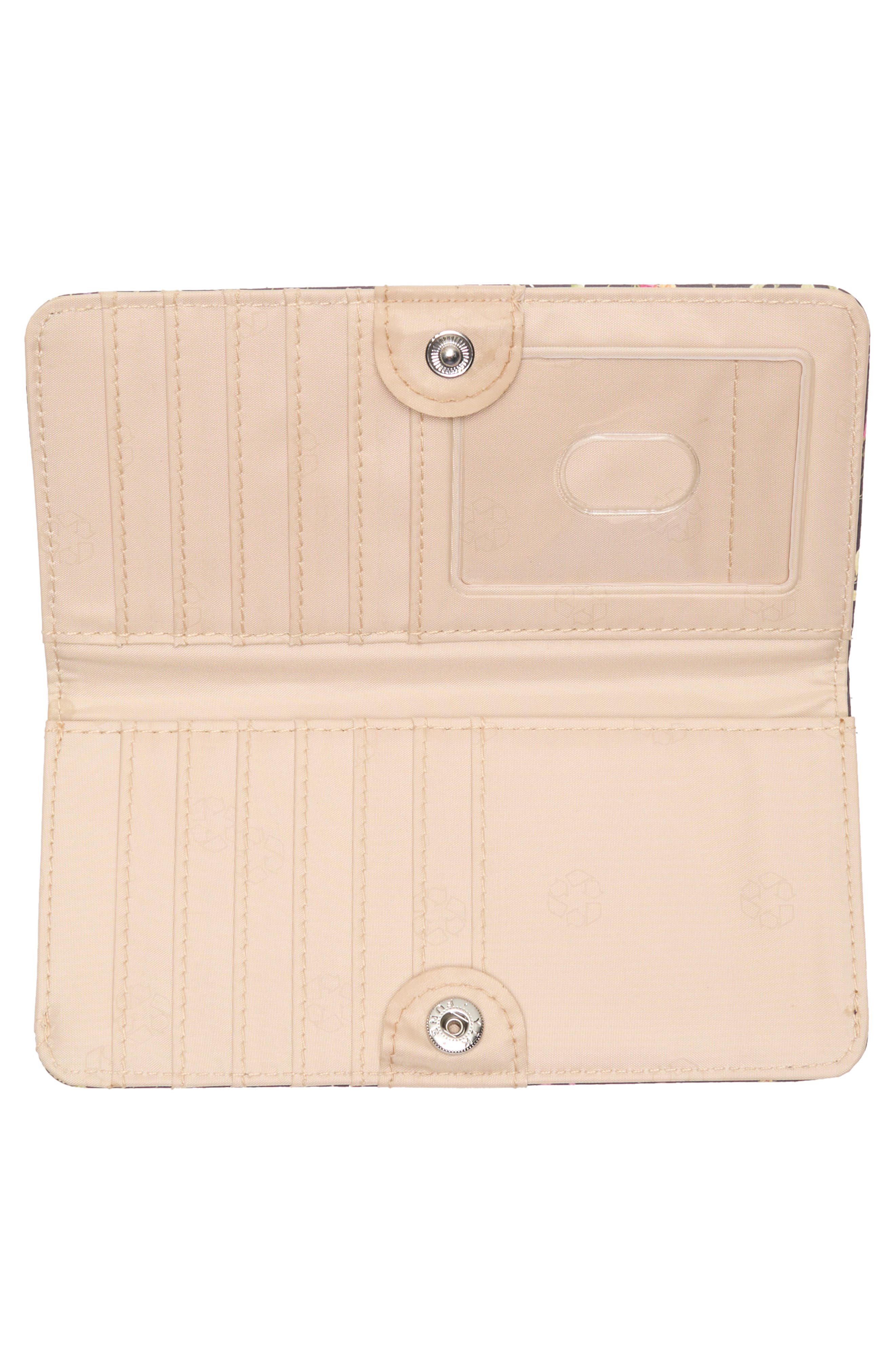 MUNDI SMALL LEATHER GOODS Slim Clutch, Alternate, color, Floral Whispers