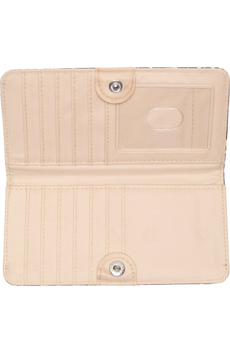 MUNDI SMALL LEATHER GOODS Slim Clutch, Alternate, color, Floral Whispers