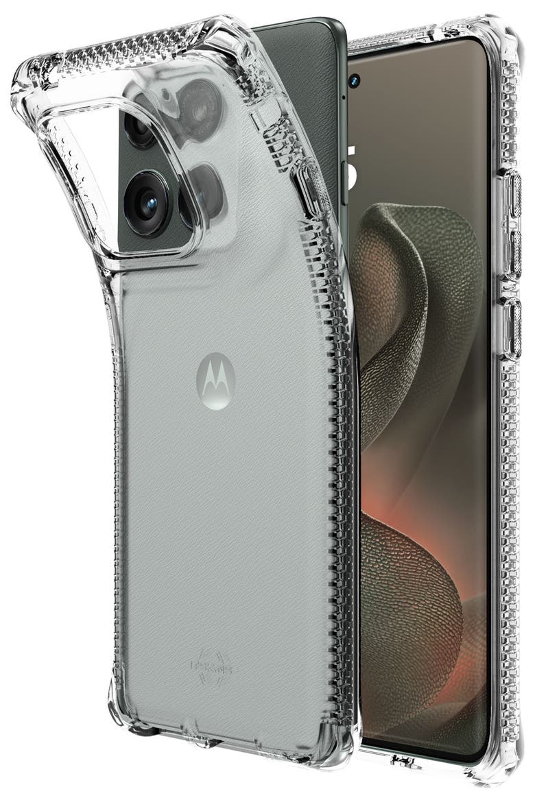 Spectrum_R Clear Case for Motorola Moto Edge, Main, color, Clear