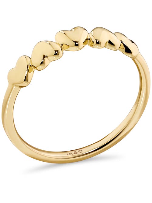 Devata Sweet Heart Ring In Gold