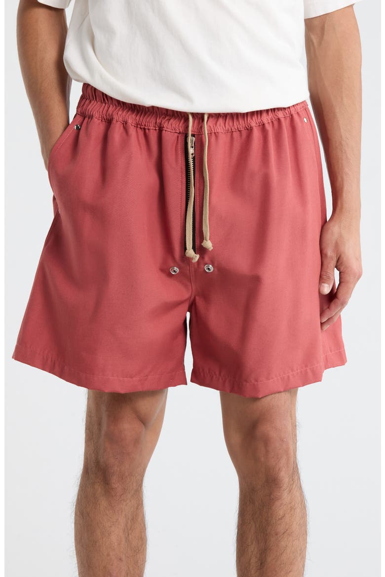 Mud Drawstring Shorts, Main, color, CANYON ROSE