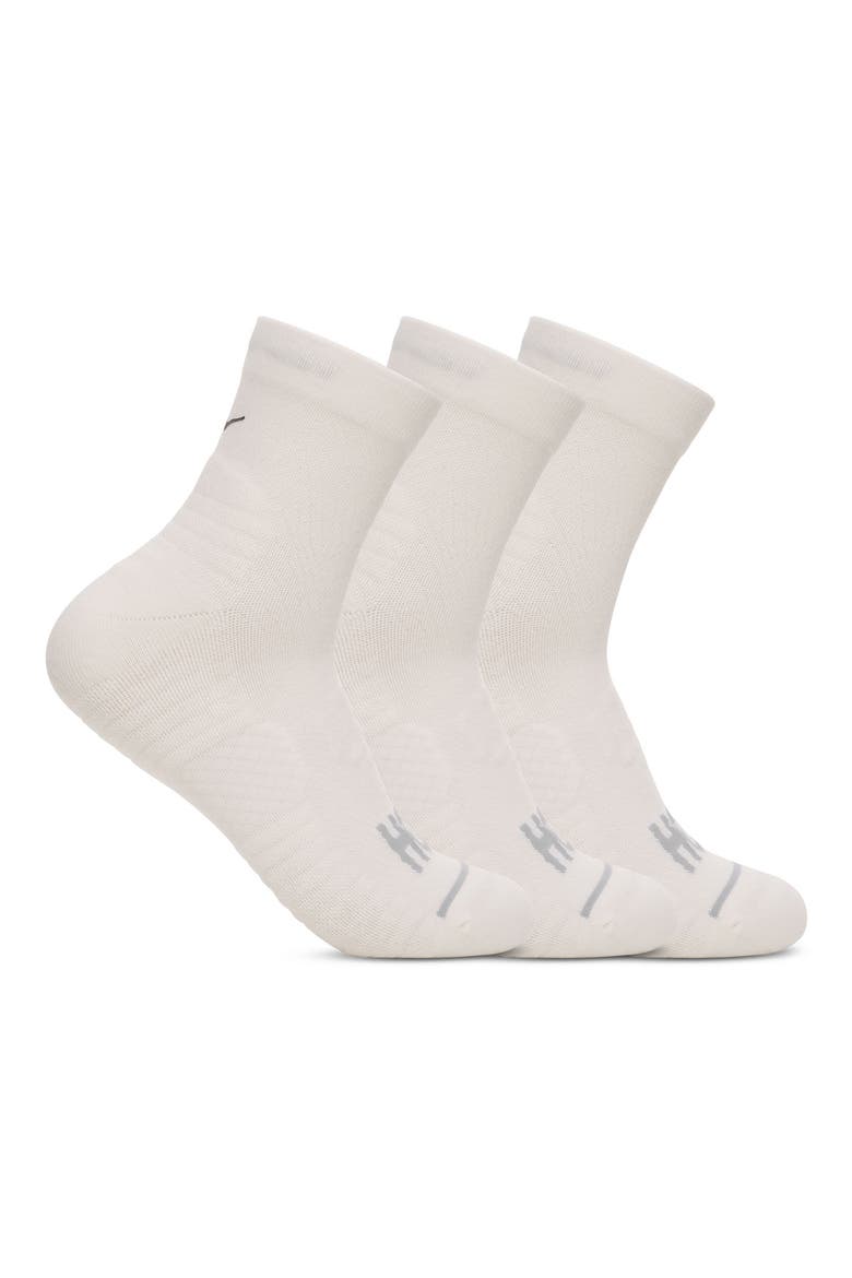 Run 3-Pack Quarter Socks, Main, color, WHITE / WHITE / WHITE