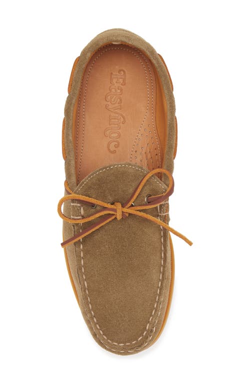 Easymoc Camp Moc Toe Boat Shoe In Olive