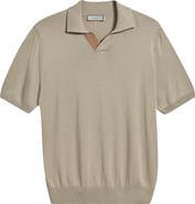Canali Regular Fit Johnny Collar Polo