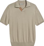Canali Regular Fit Johnny Collar Polo
