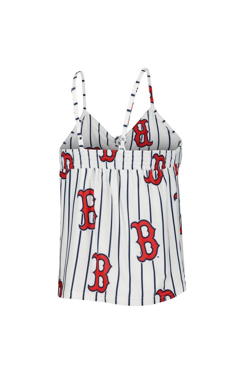CONCEPTS SPORT Women's Concepts Sport White Boston Red Sox Reel Allover Print Tank Top & Shorts Sleep Set, Alternate, color, White