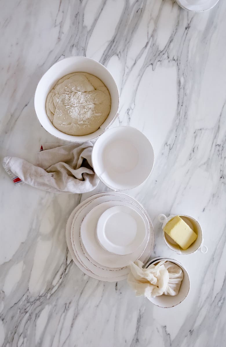 VIETRI Lastra Serving Bowl, Alternate, color, Aqua - Large