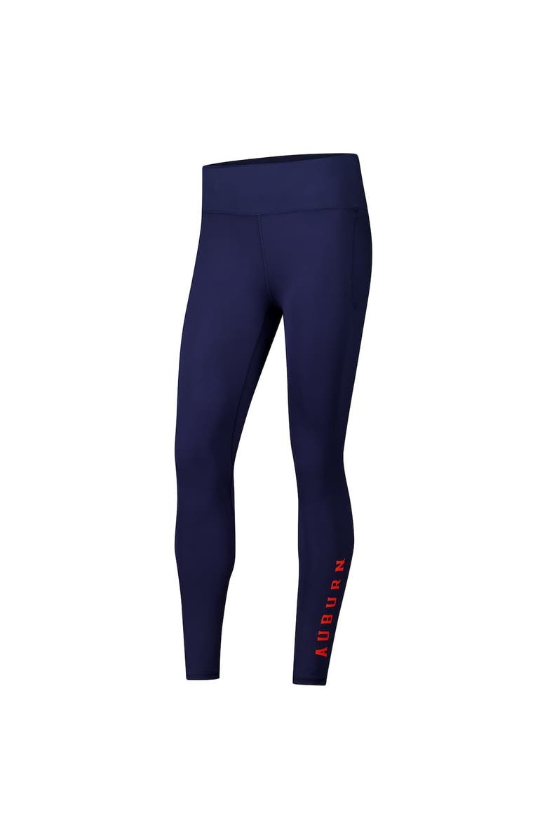 Under Armour Women's Under Armour Navy Auburn Tigers Meridian Luxe Performance Leggings, Alternate, color, Navy