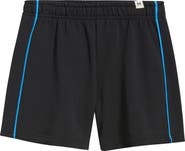 Mini Rodini Kids' Piped Organic Cotton Sweat Shorts