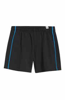 Kids' Piped Organic Cotton Sweat Shorts