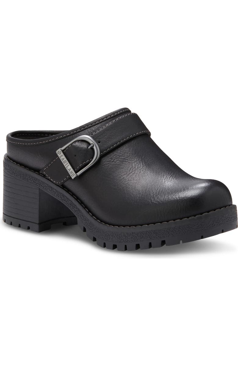 Eastland Nola Block Heel Lug Sole Clog, Main, color,