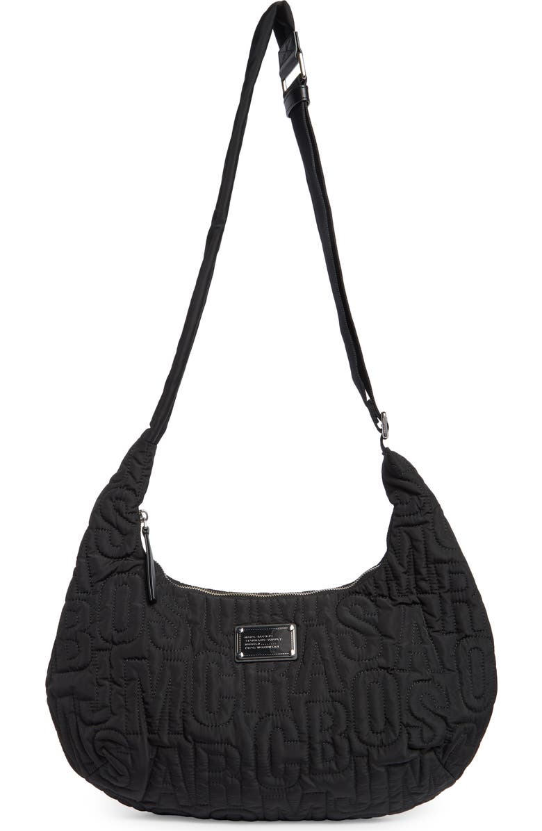 Marc Jacobs Jumbled Logo Workwear Nylon Crossbody Bag, Main, color,