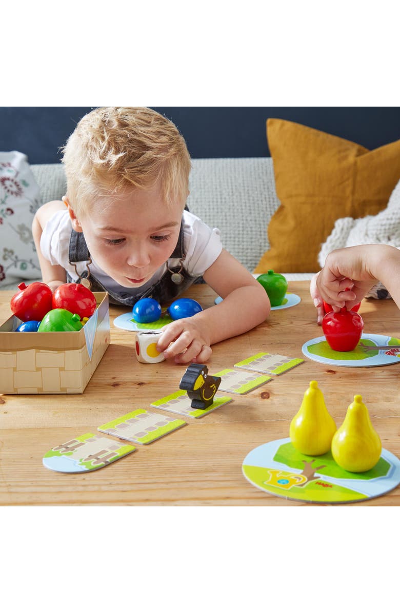HABA My Very First Games - First Orchard Toddler Game -  Cooperative Toddler Board Games for 2 Year Olds - Made in Germany, Alternate, color, Yellow Multi