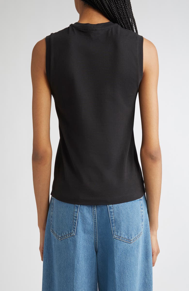 TOTEME Relaxed Tank Top, Alternate, color, Black