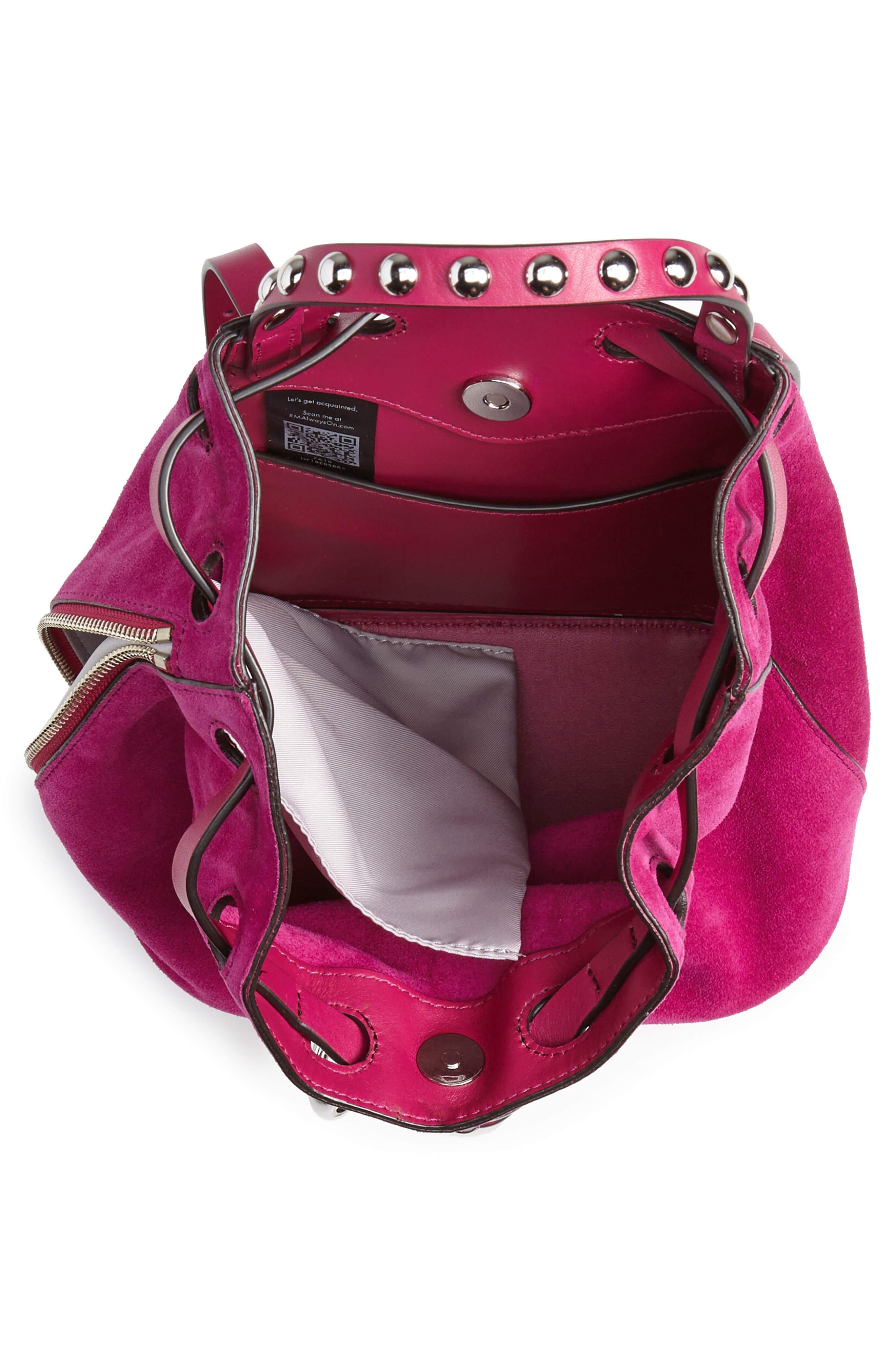 Rebecca Minkoff Small Blythe Leather Backpack, Alternate, color, 