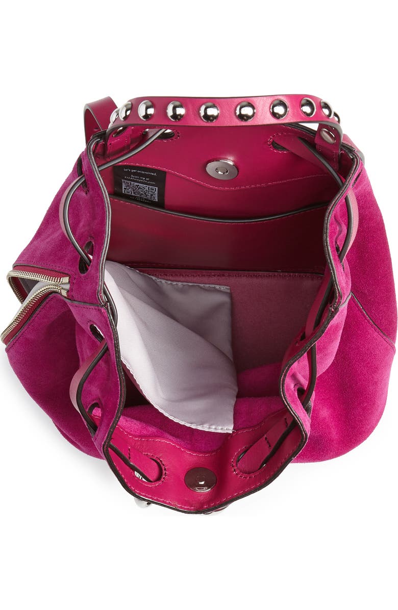 Rebecca Minkoff Small Blythe Leather Backpack, Alternate, color,