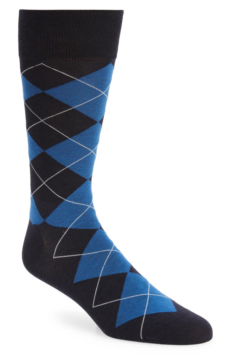 Cole Haan Classic Argyle Crew Socks, Main, color, 
