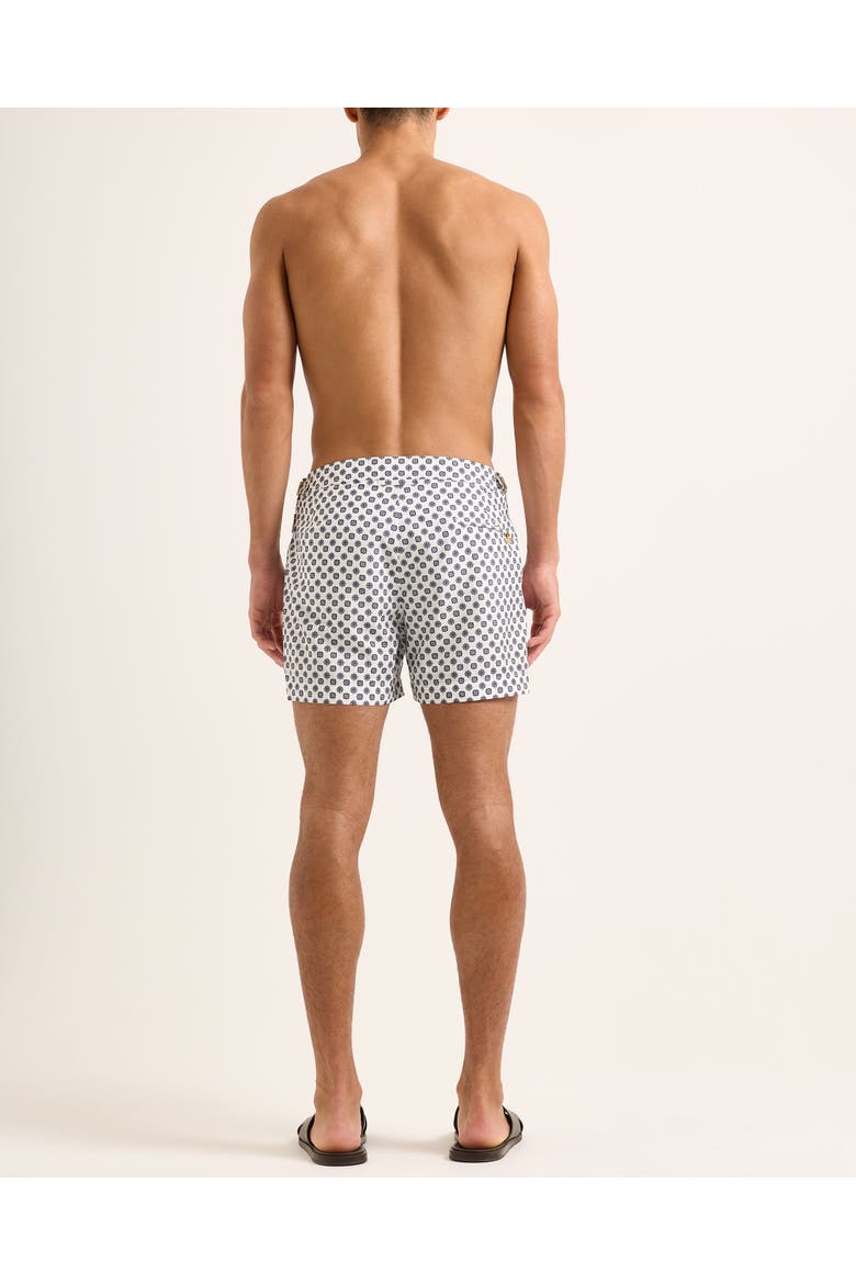 Setter Luminis Shorter-Length Tailored-Fit Swim Shorts, Alternate, color, WHITE SAND
