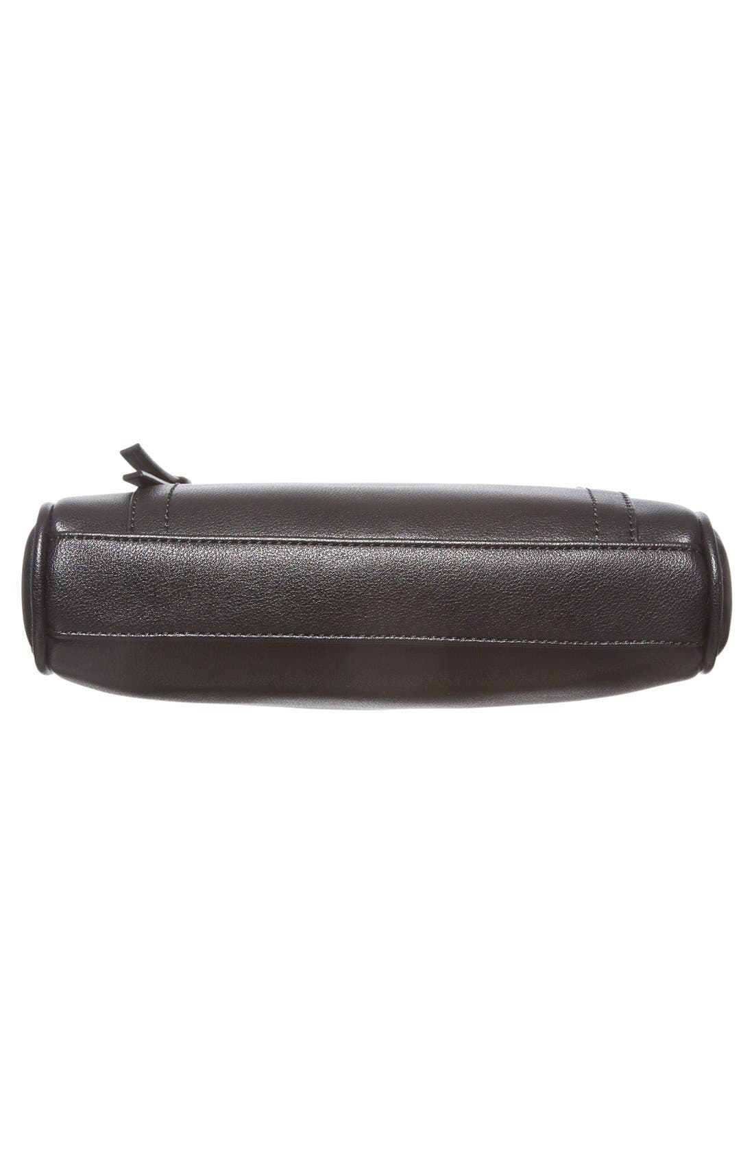BP. Zip Front Faux Leather Crossbody Bag, Alternate, color, 