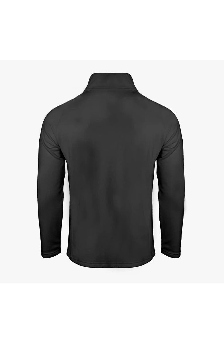 BenBen Men's Quater Zip 1/4 with Standup Collar Fleece, Alternate, color, Black